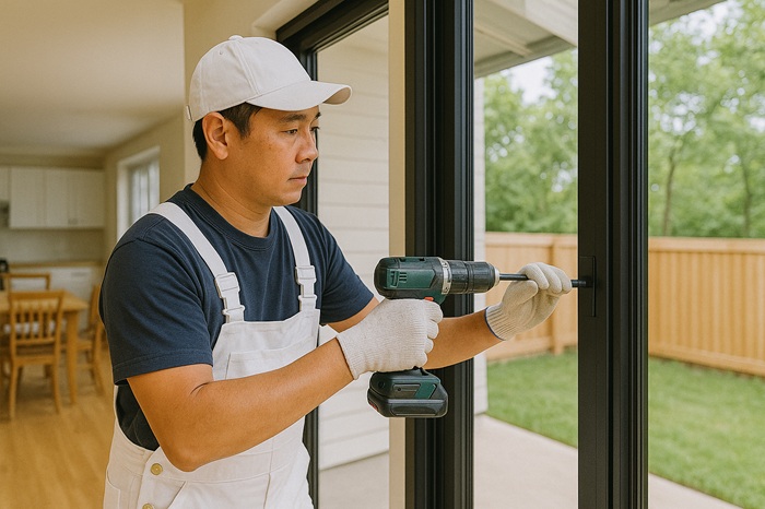 Thi công cửa nhôm kính